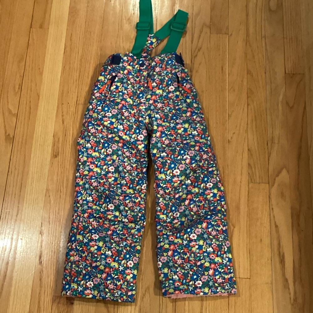Mini Boden Floral Navy Floral Jacket and Snow Pants - Picture 9 of 9
